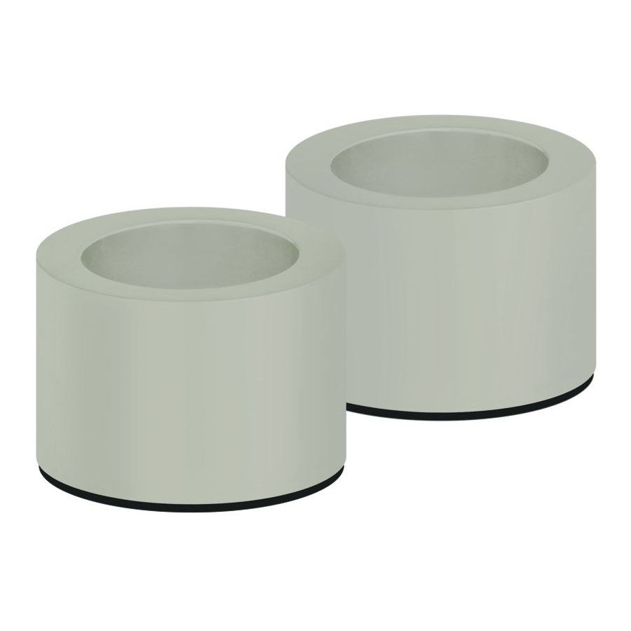 Uyuni Lighting Lysestage 2 stk. H3,25 cm, Dusty Green