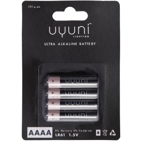 Uyuni Lighting AAAA Batterier 4 stk.