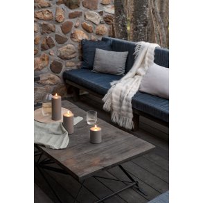 Uyuni Lighting Bloklys Udendørs LED Ø8,4xH20 cm, Sandstone Plastik