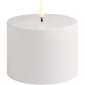 Uyuni Lighting Bloklys Udendrs LED 10,1xH7,8 cm, Hvid Plastik