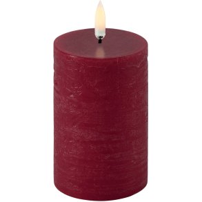 Uyuni Lighting Bloklys LED 5xH7,5 cm, Carmine Rd/rustik