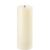 Uyuni Lighting Bloklys LED 7,8xH20 cm, Ivory