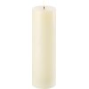 Uyuni Lighting Bloklys LED 7,8xH25 cm, Ivory
