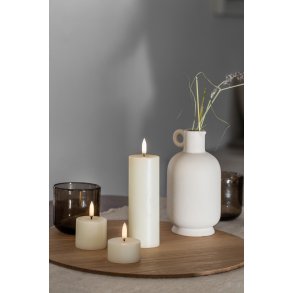 Uyuni Lighting Fyrfadslys LED Ø5xH2,8 cm, Ivory