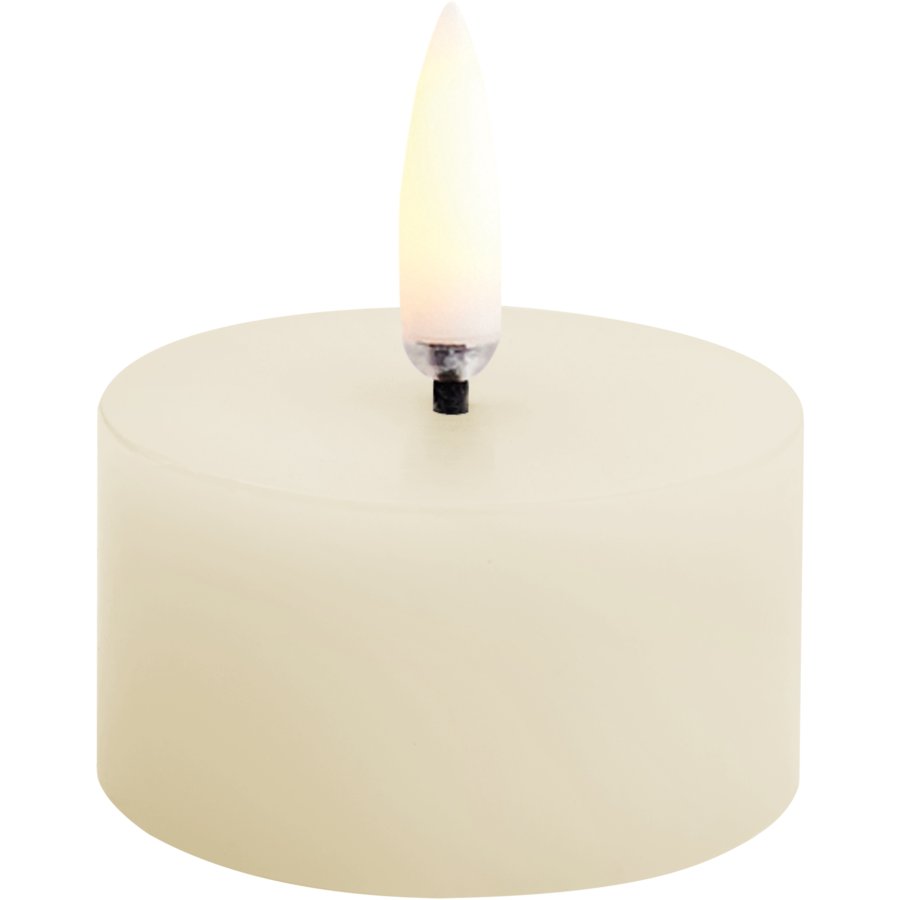 Uyuni Lighting Fyrfadslys LED 5xH2,8 cm, Ivory