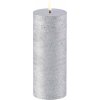 Uyuni Lighting Bloklys LED 7,8xH20 cm, Metallic Silver