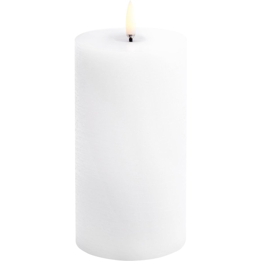 Uyuni Lighting Bloklys LED 7,8xH15 cm, Nordic White