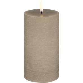 Uyuni Lighting Bloklys LED 7,8xH15 cm, Sandstone/rustik