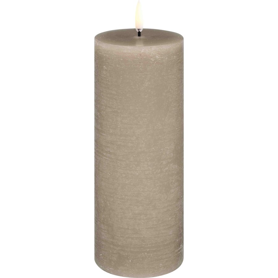 Uyuni Lighting Bloklys LED 7,8xH20 cm, Sandstone/rustik