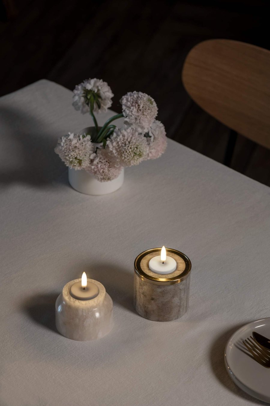 Uyuni Lighting Lanterne H17,1 cm, Beige