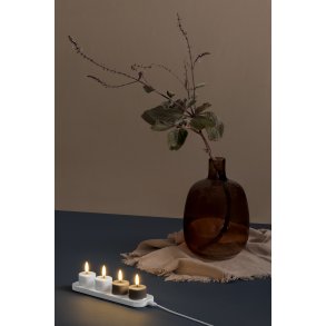 Uyuni Lighting Genopladelig Ladestation Small 21x6 cm, Hvid
