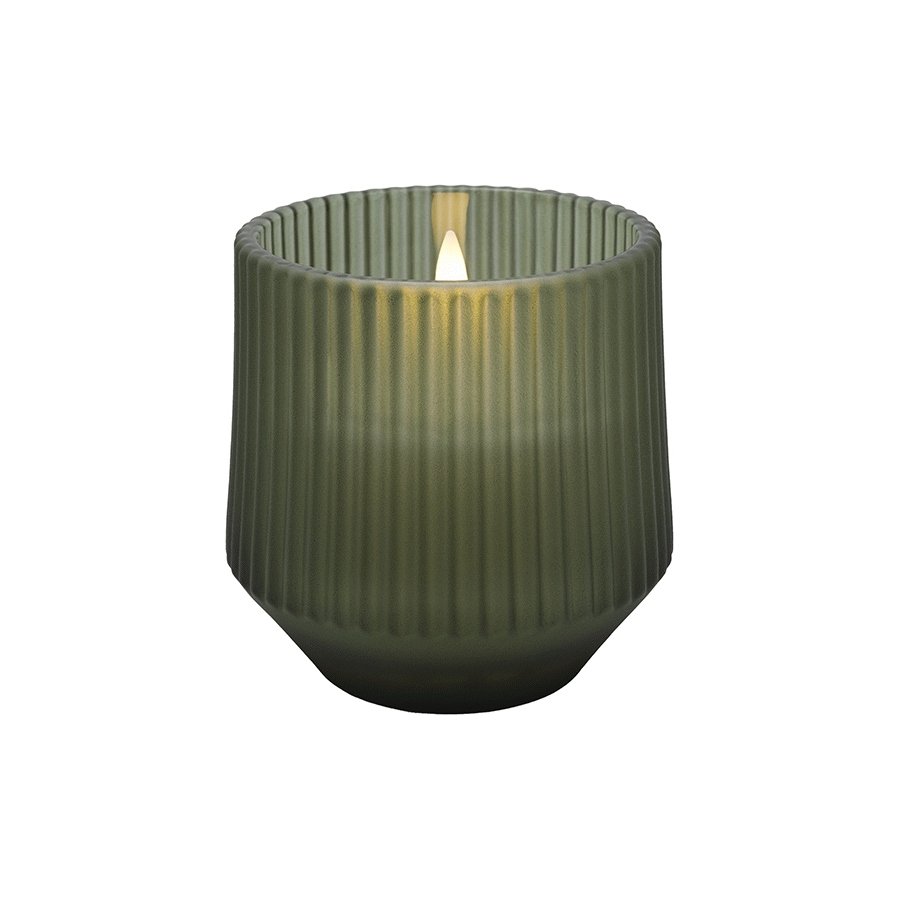 Uyuni Lighting Duftglaslys LED 8,5xH9,5 cm, Serenity Green