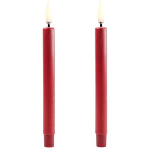 Uyuni Lighting Mini Kertelys LED 2 stk. 1,3xH13,8 cm, Carmine Red