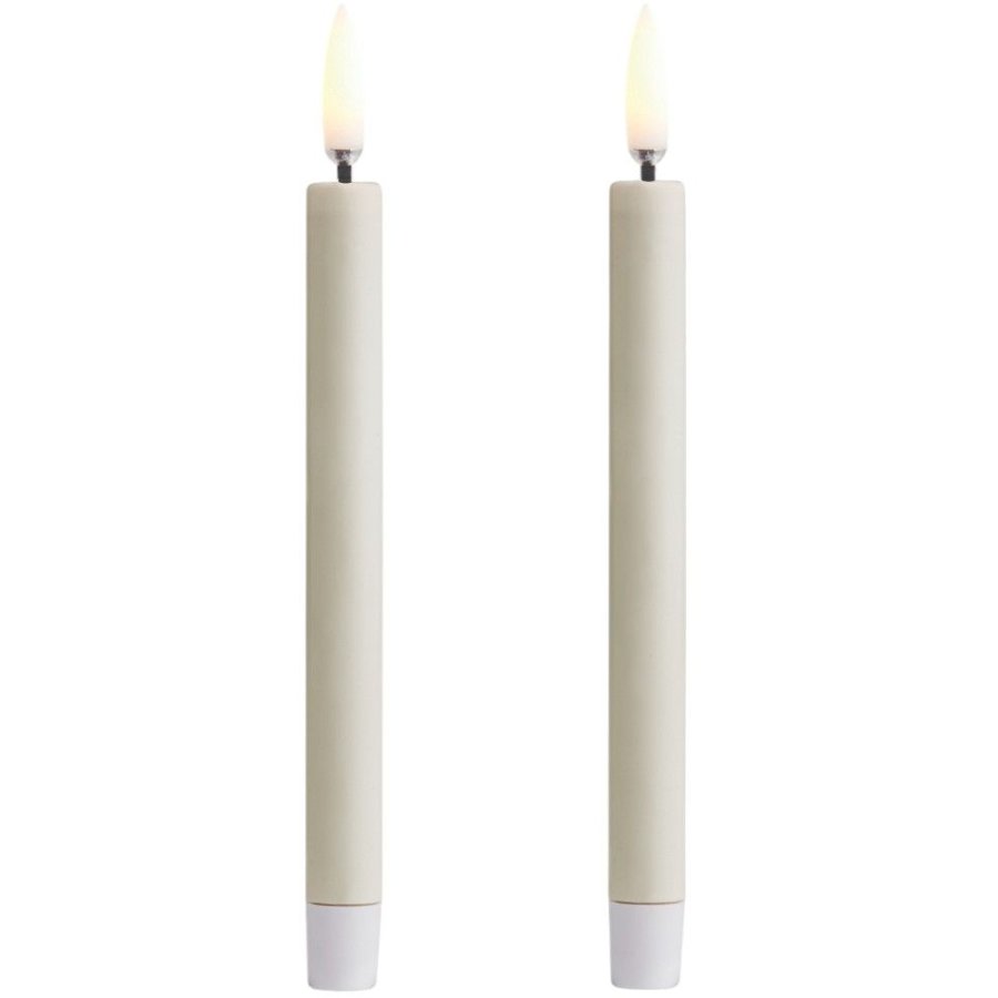 Uyuni Lighting Mini Kertelys LED 2 stk. 1,3xH13,8 cm, Ivory
