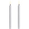 Uyuni Lighting Juletrslys LED 2 stk. 1,3xH13,8 cm, Hvid Plastik