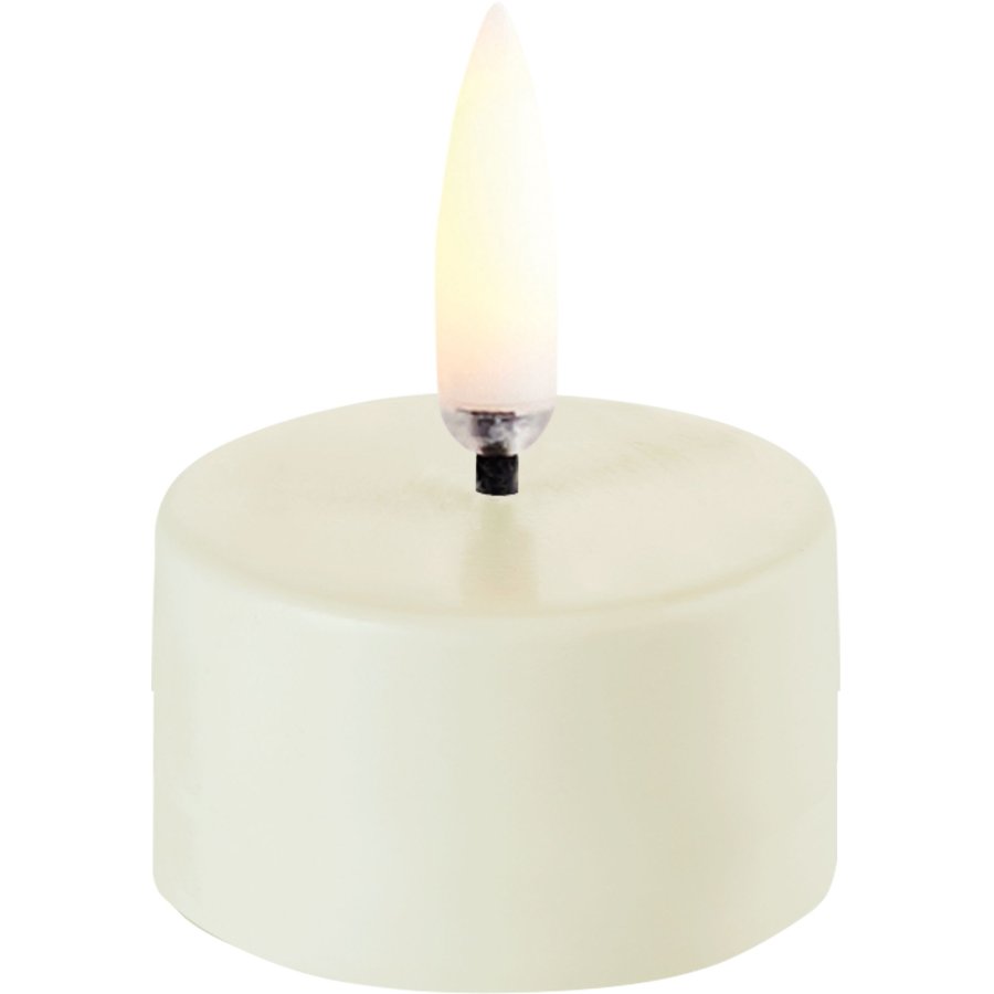 Uyuni Lighting Fyrfadslys 400 LED m. Batteri 4xH2,1 cm, Ivory