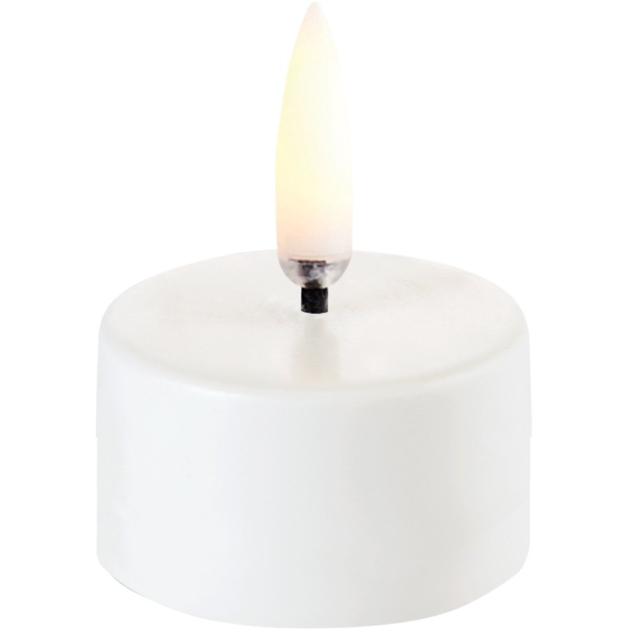 Uyuni Lighting Fyrfadslys 400 LED m. Batteri 4xH2,1 cm, Nordic White