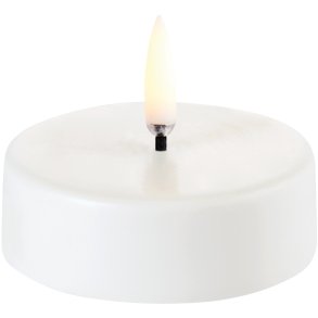 Uyuni Lighting Fyrfadslys Maxi LED 6,1xH2,2 cm, Hvid