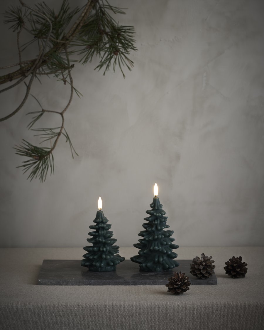 Uyuni Lighting Juletrslys LED 10x15 cm, Pine Green