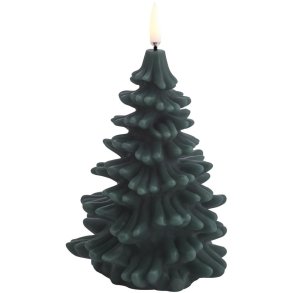Uyuni Lighting Juletræslys LED Ø10xH15 cm, Pine Green