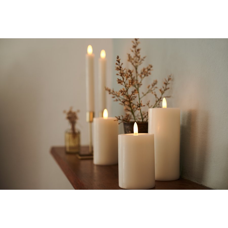 Eledea Bloklys inkl. Fjernbetjening LED 3 stk, Off White