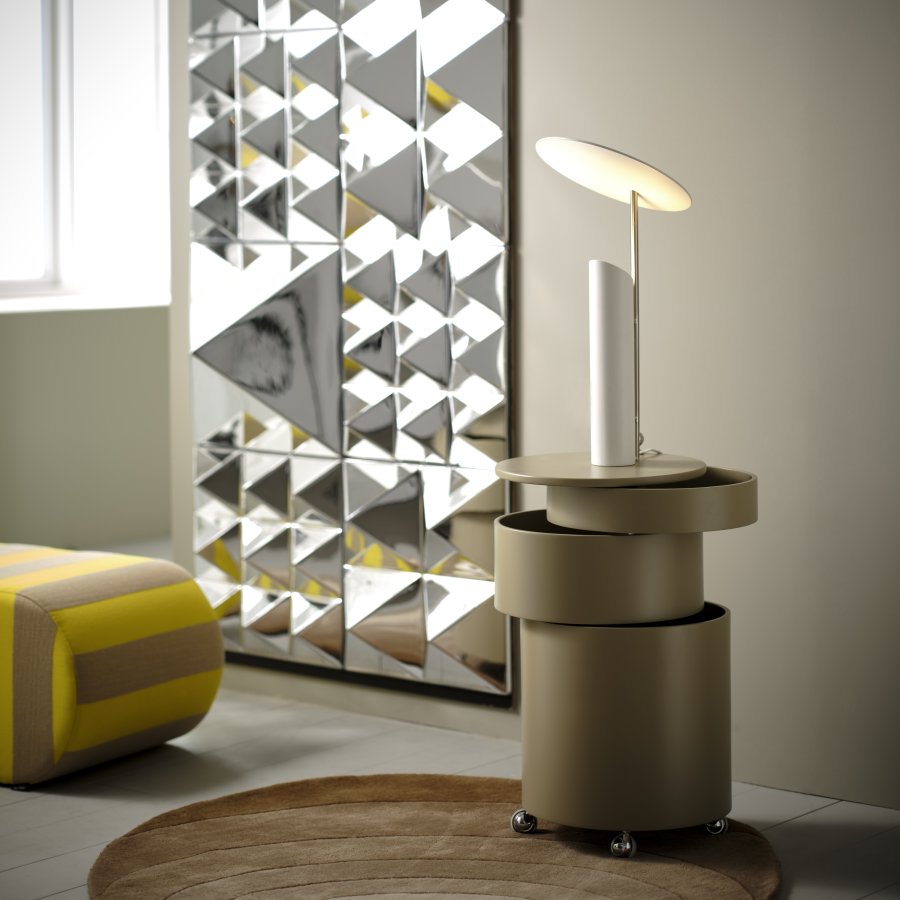 Verpan Reflect Bordlampe H60 cm, Matt White