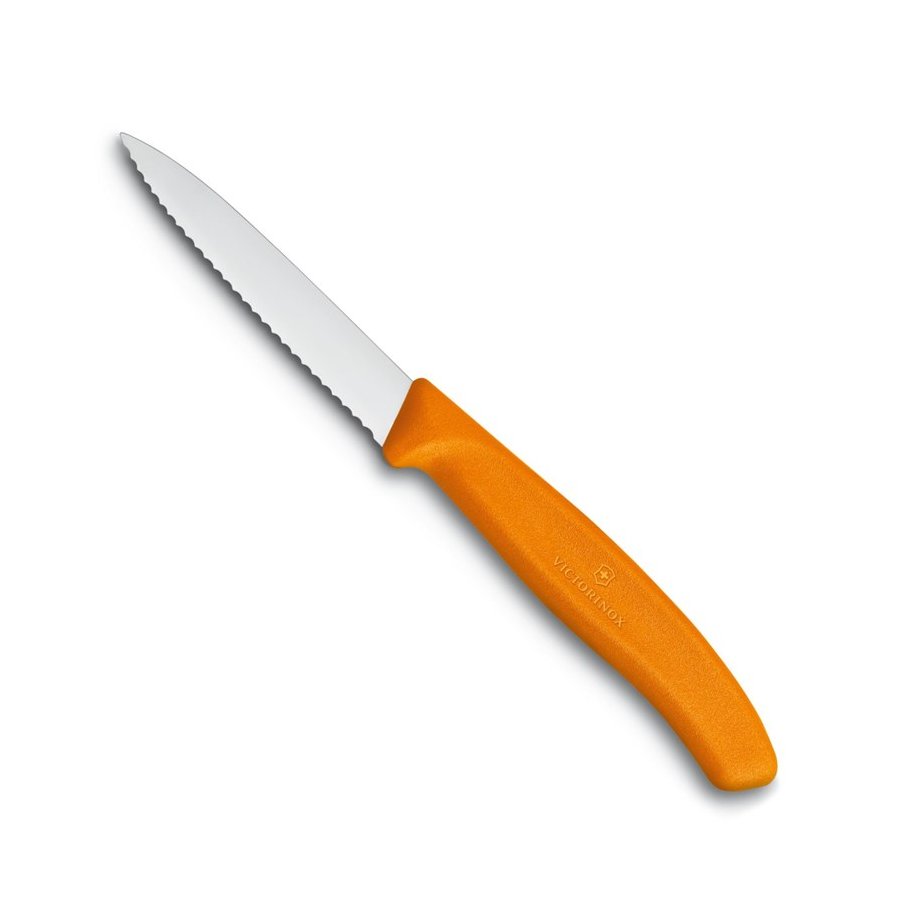 Victorinox Grntsagskniv Spids Blgeskr 8 cm, Orange