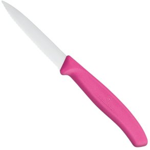 Victorinox Grntsagskniv Spids Blgeskr 8 cm, Pink
