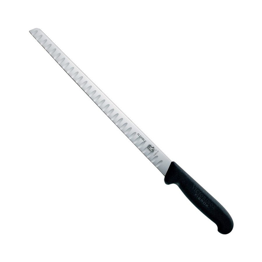 Victorinox Laksekniv 30 cm, Sort Fibrox