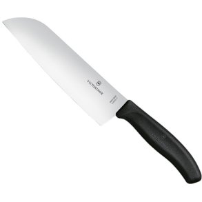 Victorinox Santoku Kniv 17 cm, Sort Fibrox