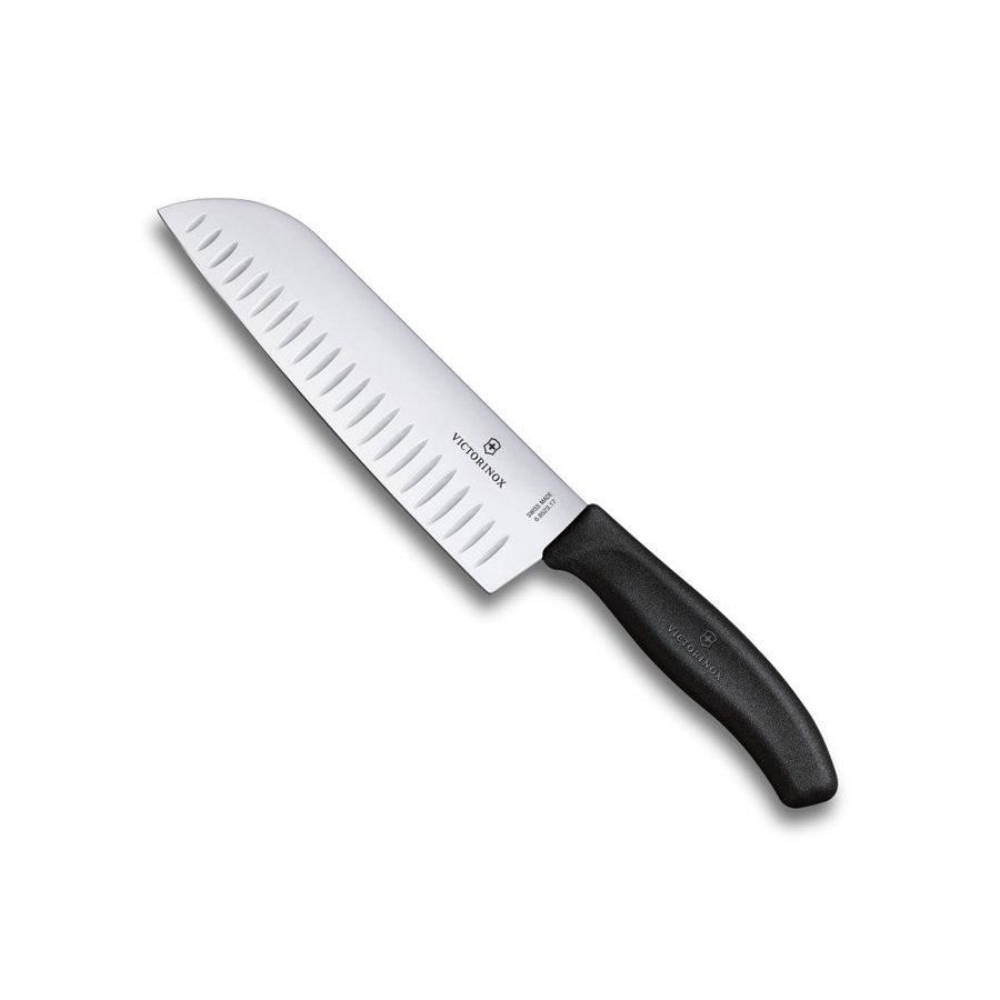 Victorinox Santoku Kniv Classic 17 cm, Sort Fibrox