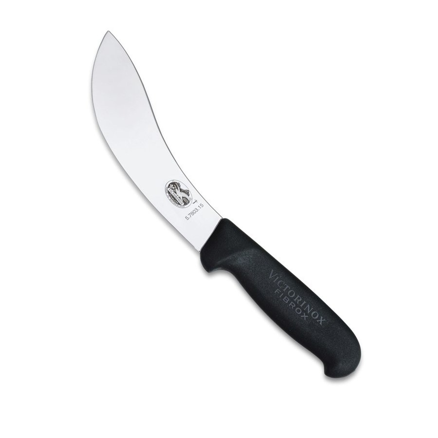 Victorinox Slagterkniv Fransk Form 15 cm, Sort Fibrox