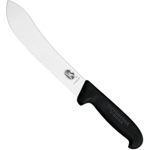 Victorinox Metzgermesser mit breiter Spitze 20 cm, Fibrox Schwarz