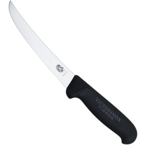 Victorinox Ausbeinmesser gebogene Flexible Klinge 15 cm, Fibrox Schwarz