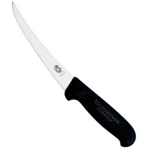 Victorinox Ausbeinmesser gebogene Schmale Klinge 12 cm, Fibrox Schwarz