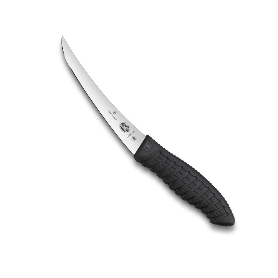 Victorinox Udbener Kniv Buet Smal Klinge 15 Cm, Sort VX Grip - Kødknive ...