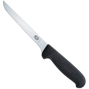 Victorinox Ausbeinmesser gewlbte Breite Klinge 15 cm, Fibrox Schwarz