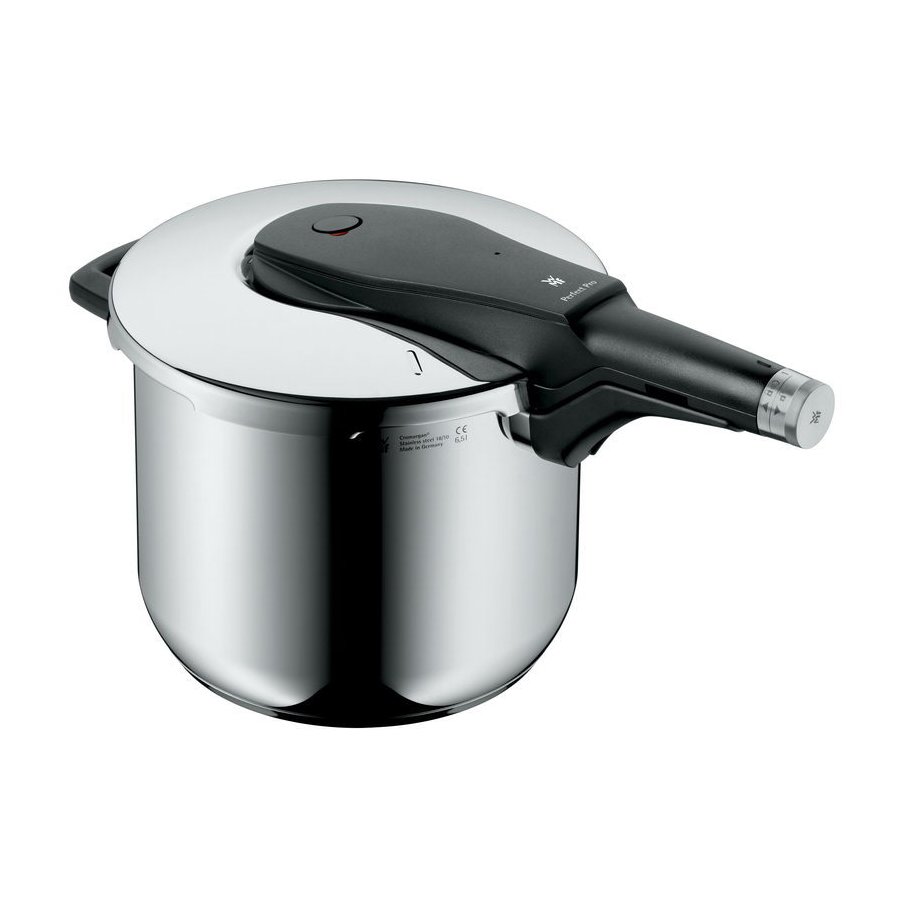 WMF Perfect Pro trykkoger stål/sort 6,5 liter