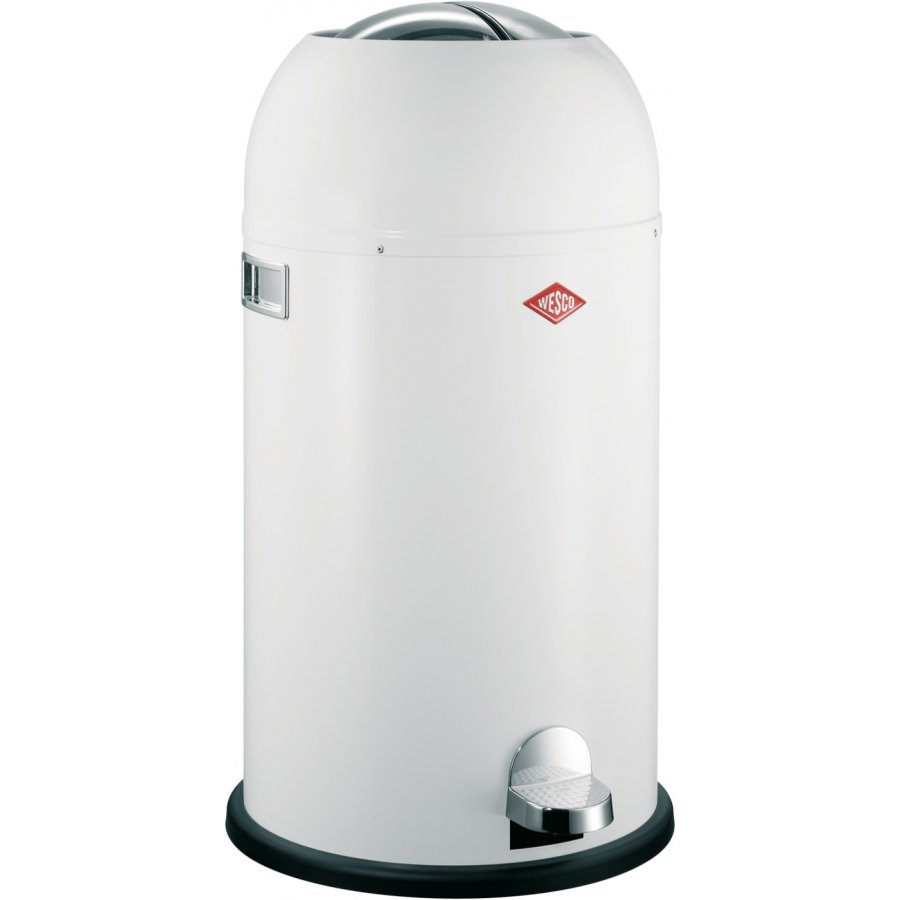 Wesco Kickmaster Pedalspand 33 L, Hvid