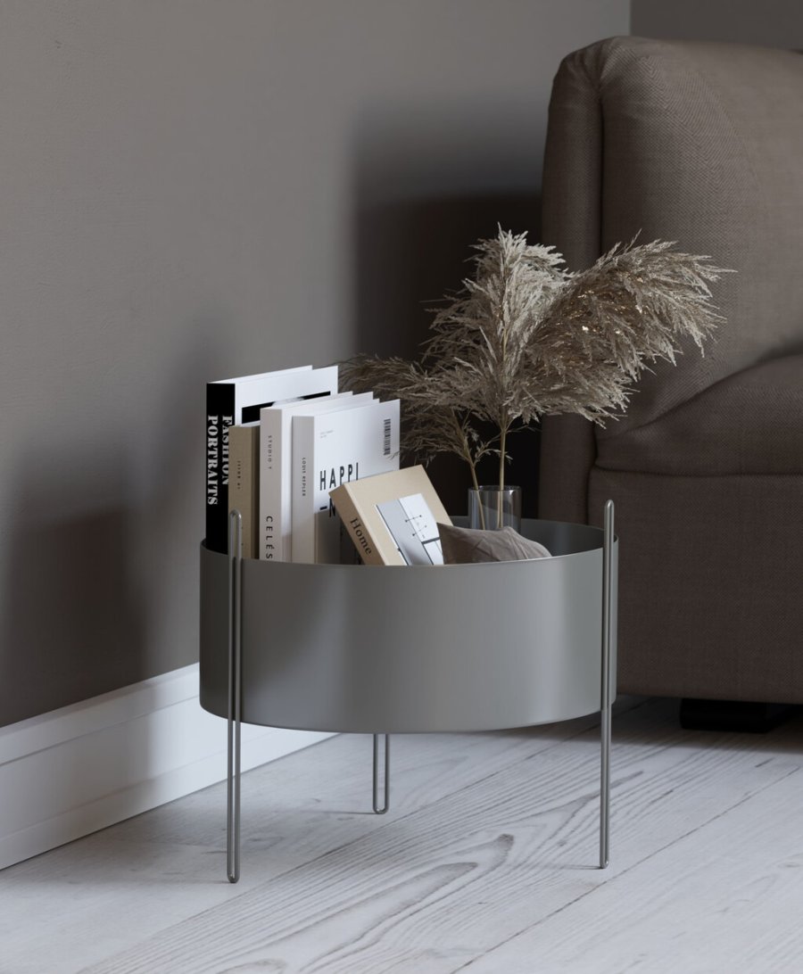 WOUD Pidestall Urtepotteskjuler H35 cm, Taupe