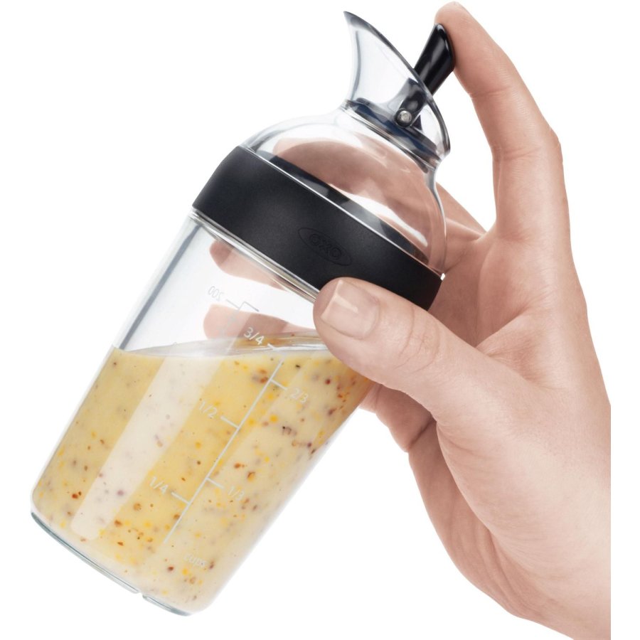 OXO Good Grips Dressingflaske 236 ml, Sort