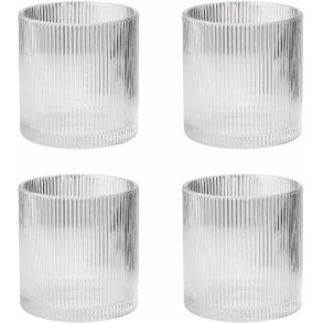 Stelton Pilastro Trinkglas 4er Set 0, 35 L