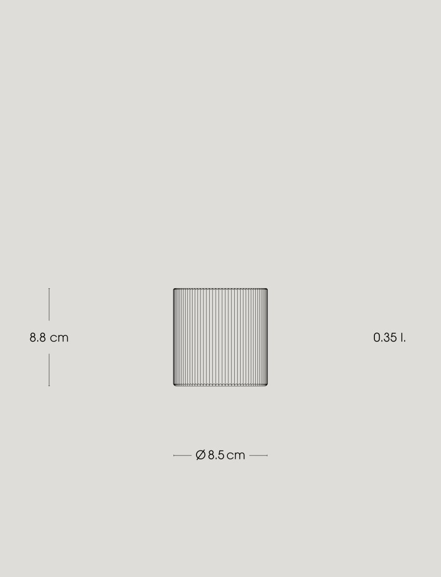 Stelton Pilastro Drikkeglas 4 stk. 35 cl, Klar