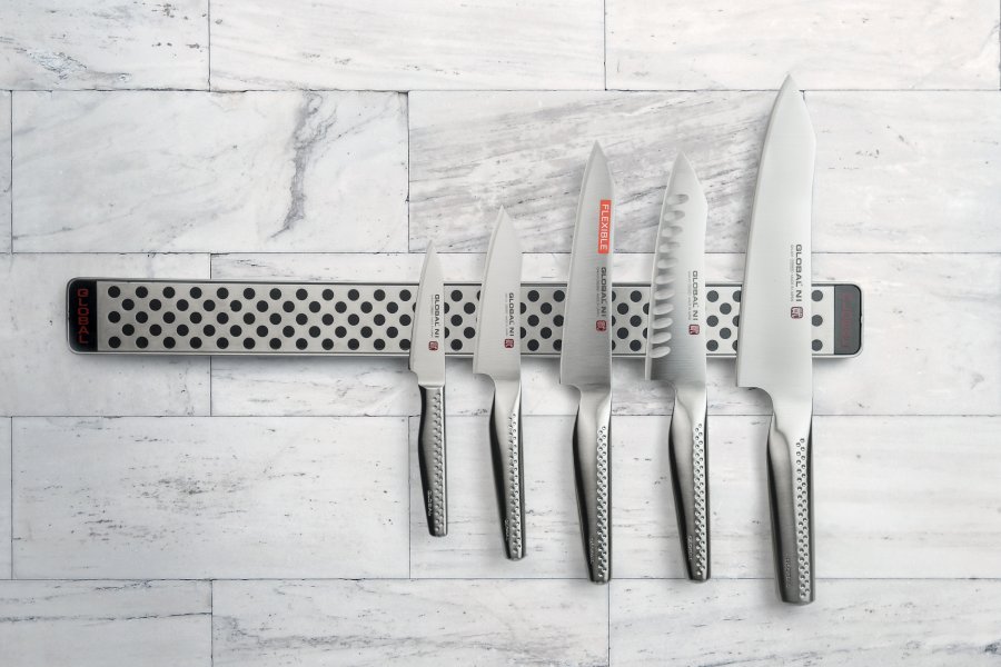 Global NI GN-007 Santoku Messer Oriental 18 cm, Stahl