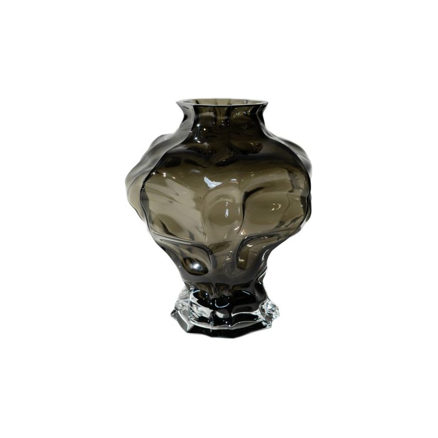 Hein Studio Ammonit Vase H30 cm, New Smoke