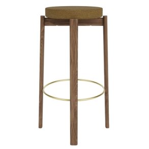Audo Copenhagen Passage Barstol H76 cm, Valnd/Guld