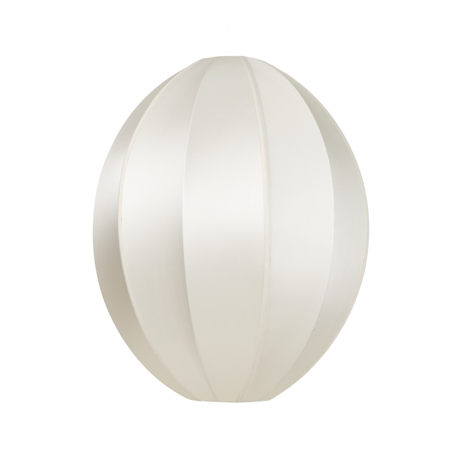 Oi Soi Oi Indochina Lampenschirm Oval 44 cm, Offwhite