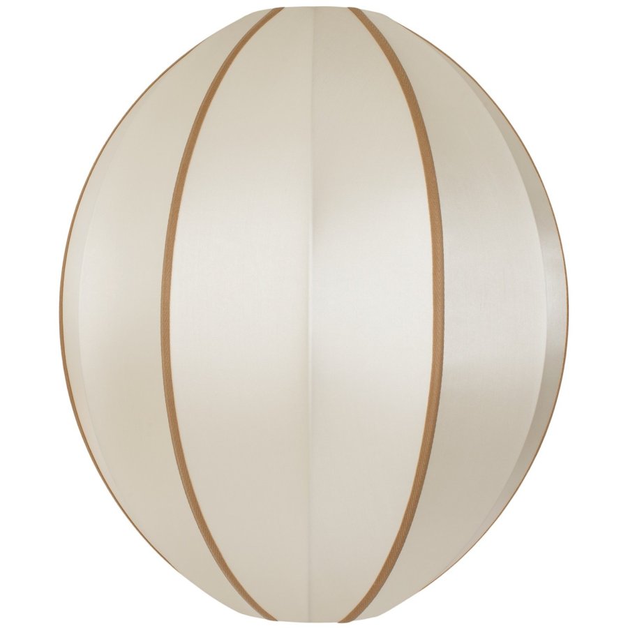 Oi Soi Oi Indochina Lampeskrm Oval 44 cm, Offwhite/Amber