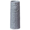 Dottir Nordic Design Pipanella Flower Vase H9 cm, Blau/Grau