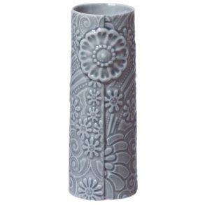 Dottir Nordic Design Pipanella Flower Vase H9 cm, Blå/Grå
